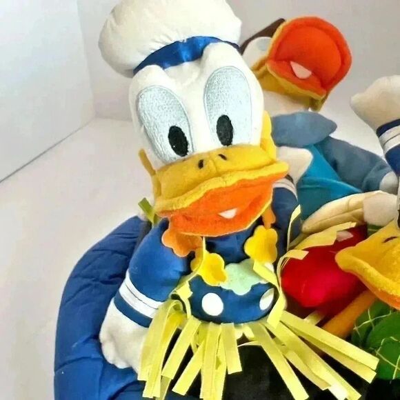 Disney Store Donald Duck 65th Anniversary Bean Bag Set Plush 65 Feisty Years! - Picture 16 of 16